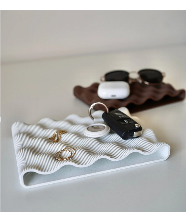 Kit Bandeja Decorativa Ondulada