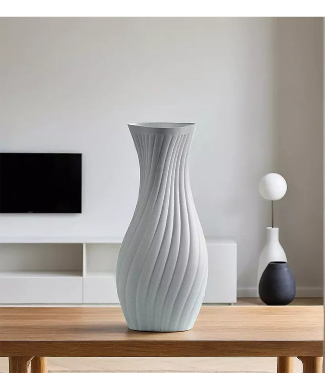 Vaso Decorativo Branco para Plantas e Flores